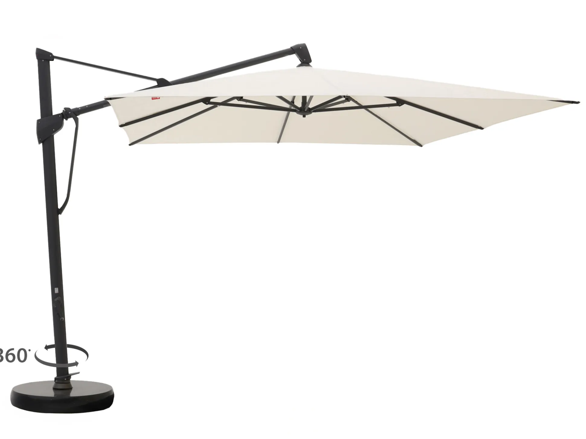 Glatz Sombrano S+ Easy zweefparasol 400x300cm