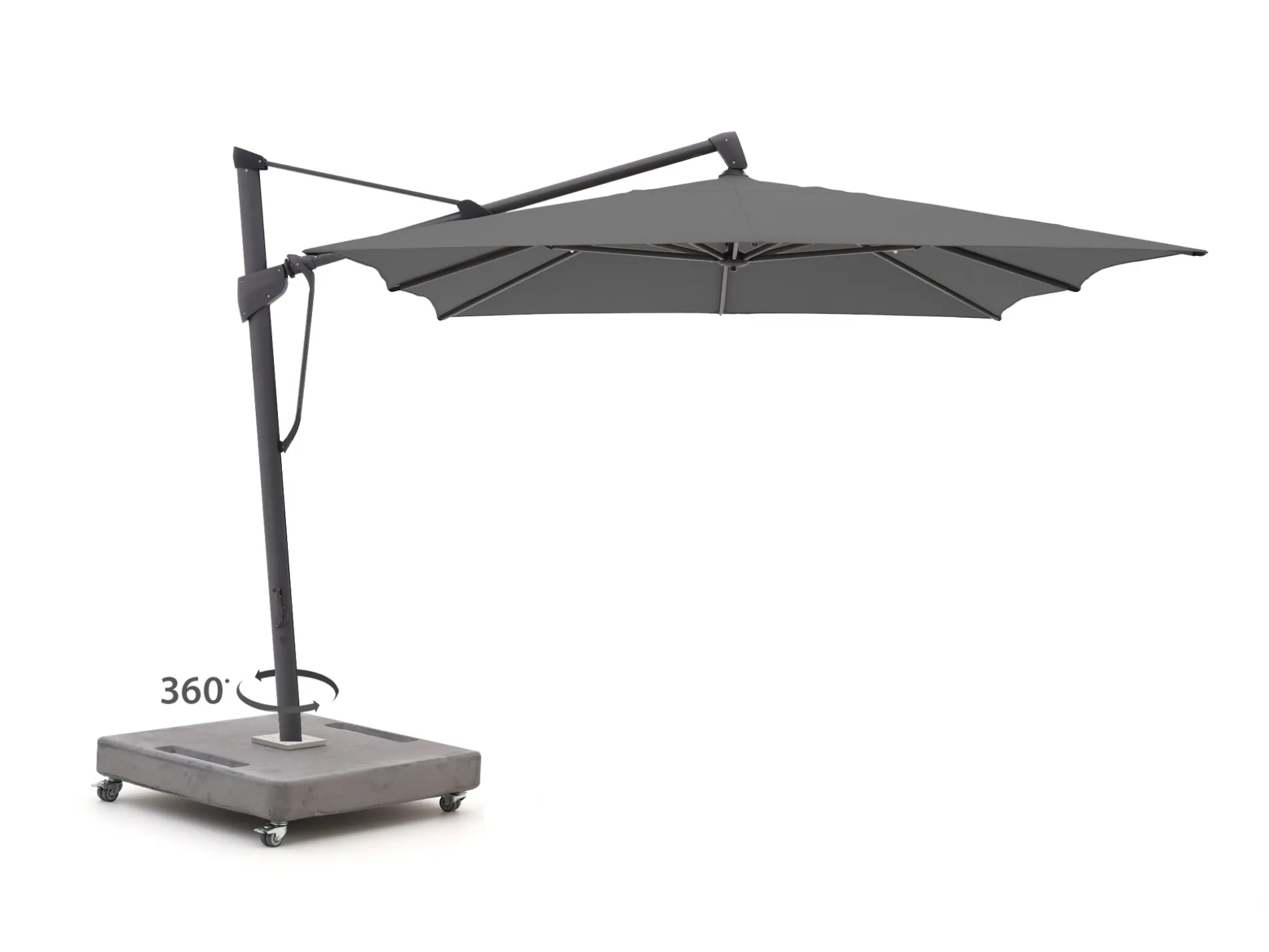 Glatz Sombrano S+ Easy zweefparasol 400x300cm