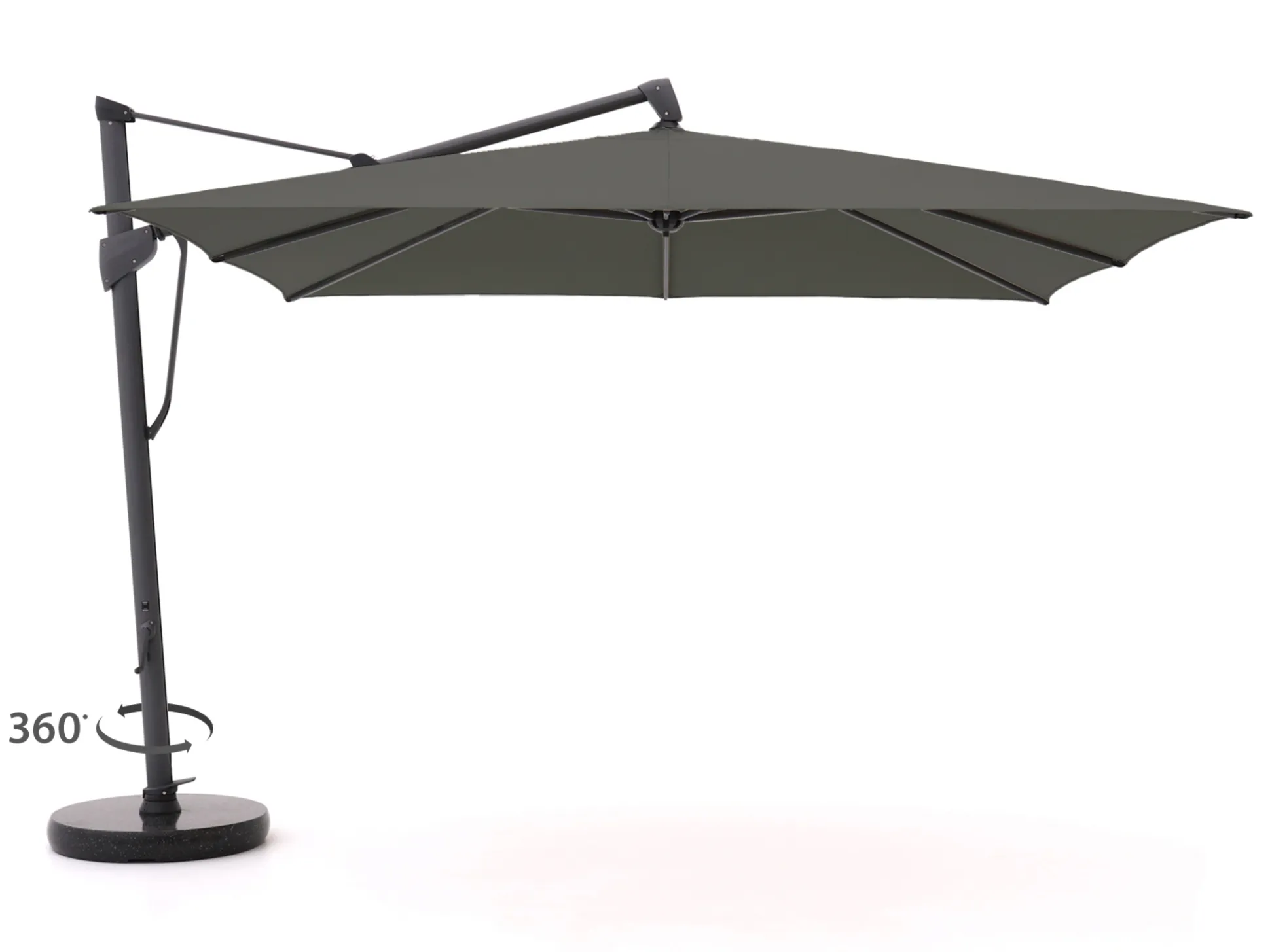 Glatz Sombrano S+ Easy zweefparasol 350x350cm