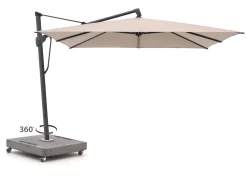 Glatz Sombrano S+ Easy zweefparasol 350x350cm