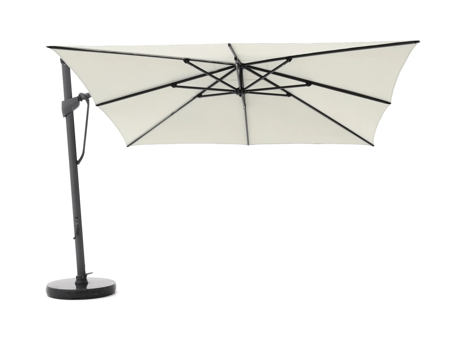 Glatz Sombrano S+ Easy zweefparasol 300x300cm