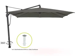 Glatz Sombrano S+ Easy zweefparasol 350x350cm