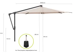 Glatz Sunwing Casa zweefparasol ø 330cm