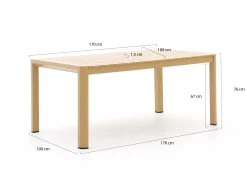 Hartman Alexandra dining tuinset 5-delig