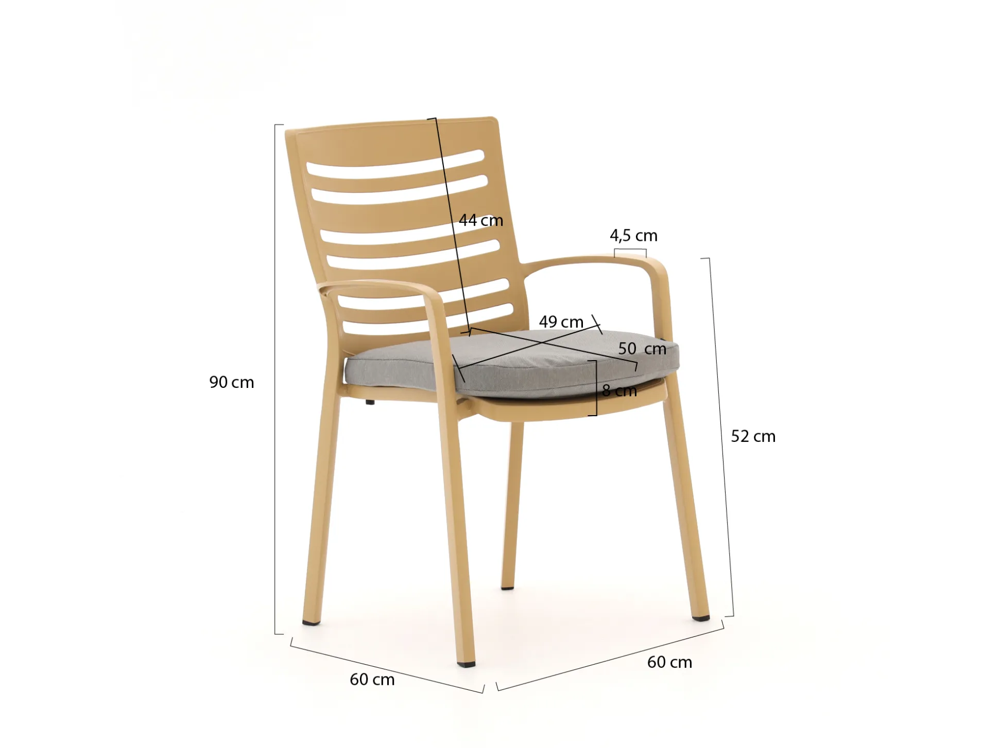Hartman Alexandra dining tuinset 5-delig