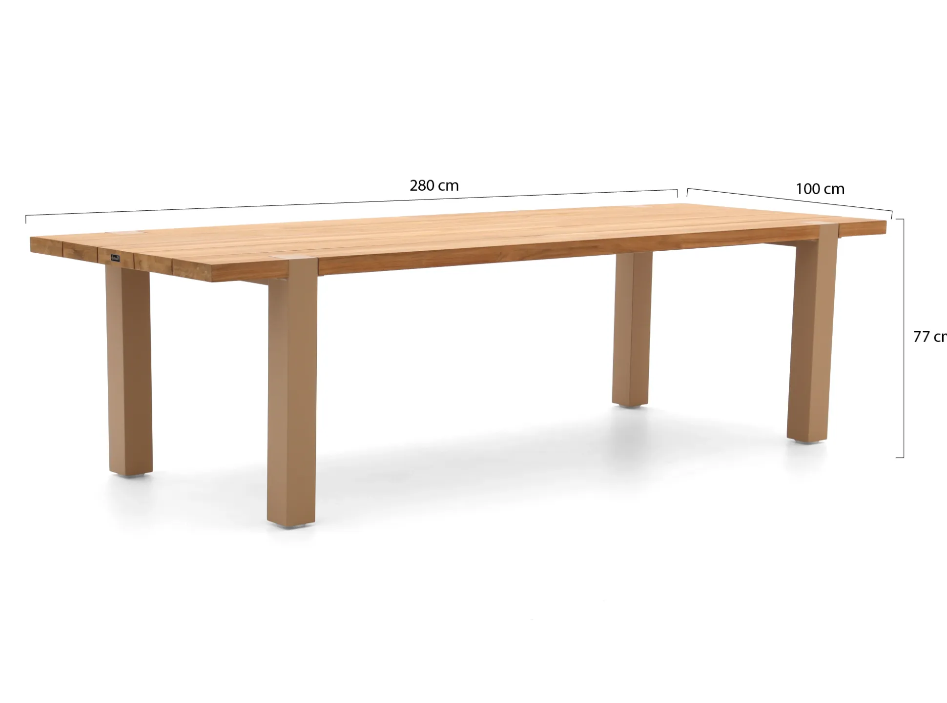 Hartman Almeria dining tuintafel 280x100x77cm