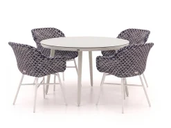 Hartman Delphine/Sophie Studio ø128cm dining tuinset 5-delig