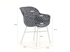 Hartman Delphine/Sophie Studio 240cm dining tuinset 7-delig