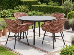 Hartman Delphine/Sophie Studio ø128cm dining tuinset 5-delig