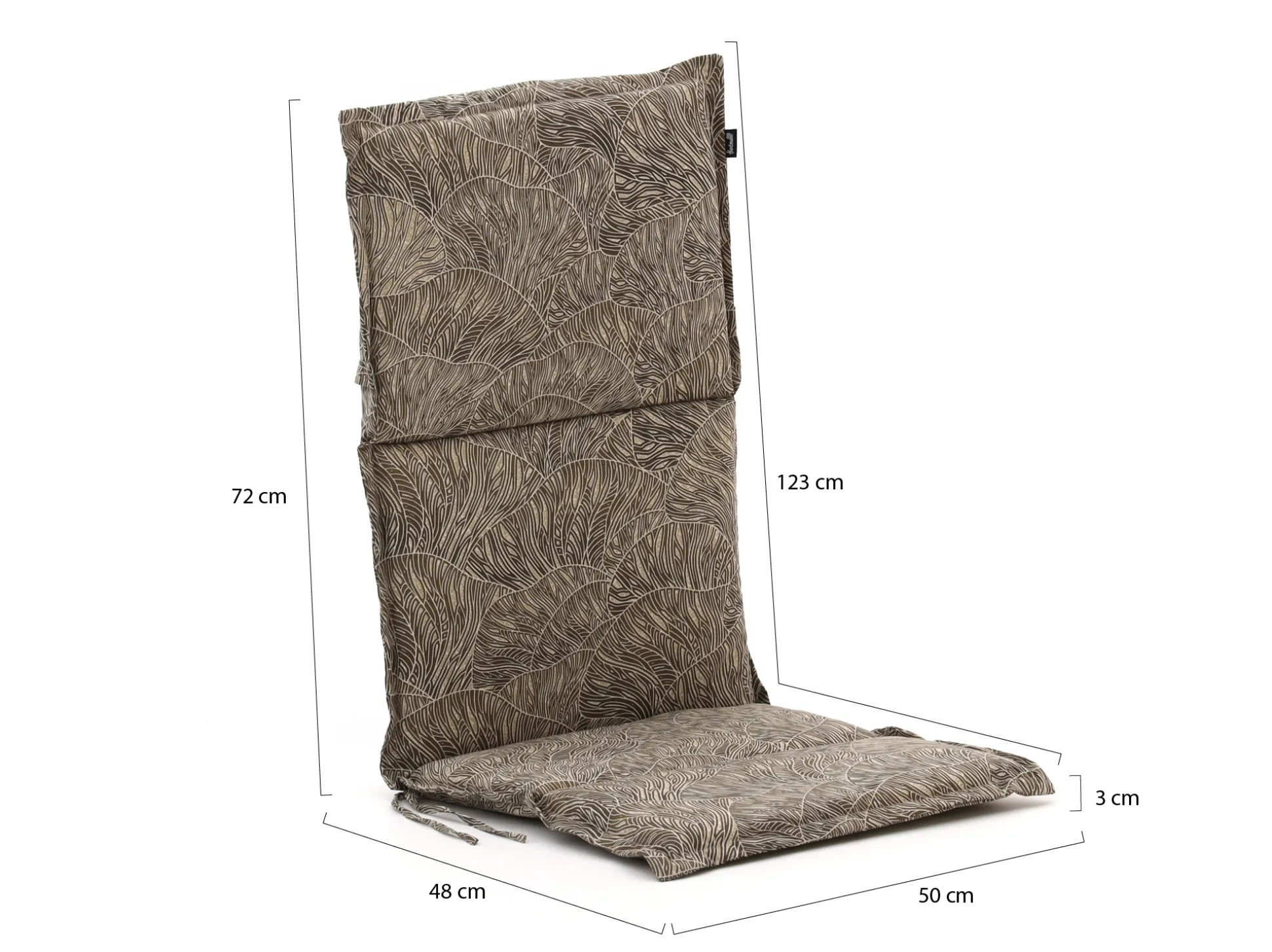 Hartman Fiber tuinkussen hoog 123x50cm