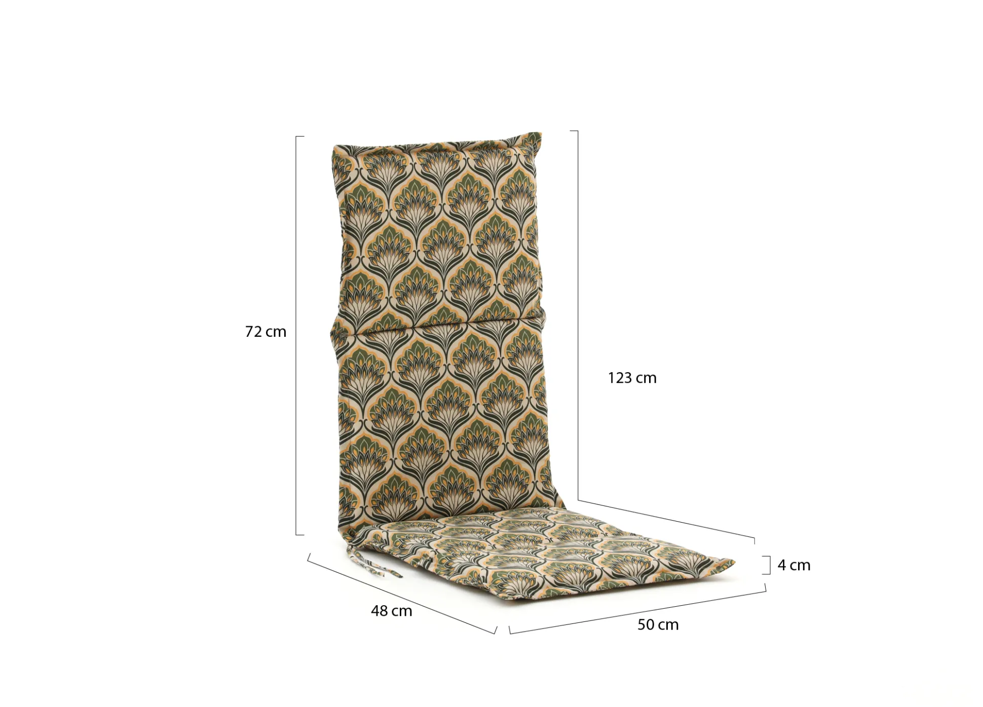 Hartman Fiber tuinkussen hoog 123x50cm