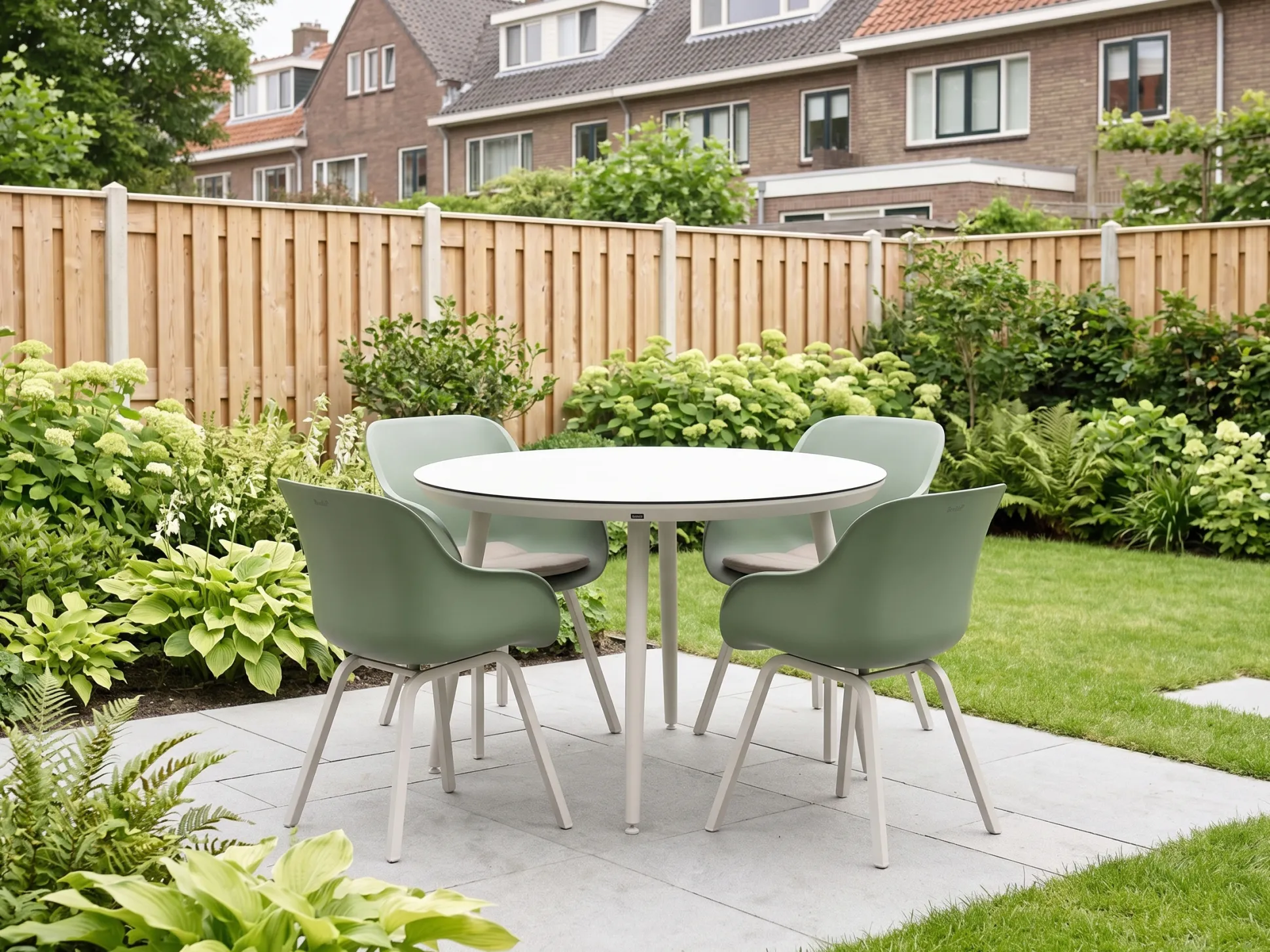 Hartman Le Soleil Element/Sophie Studio ø128cm dining tuinset 5-delig