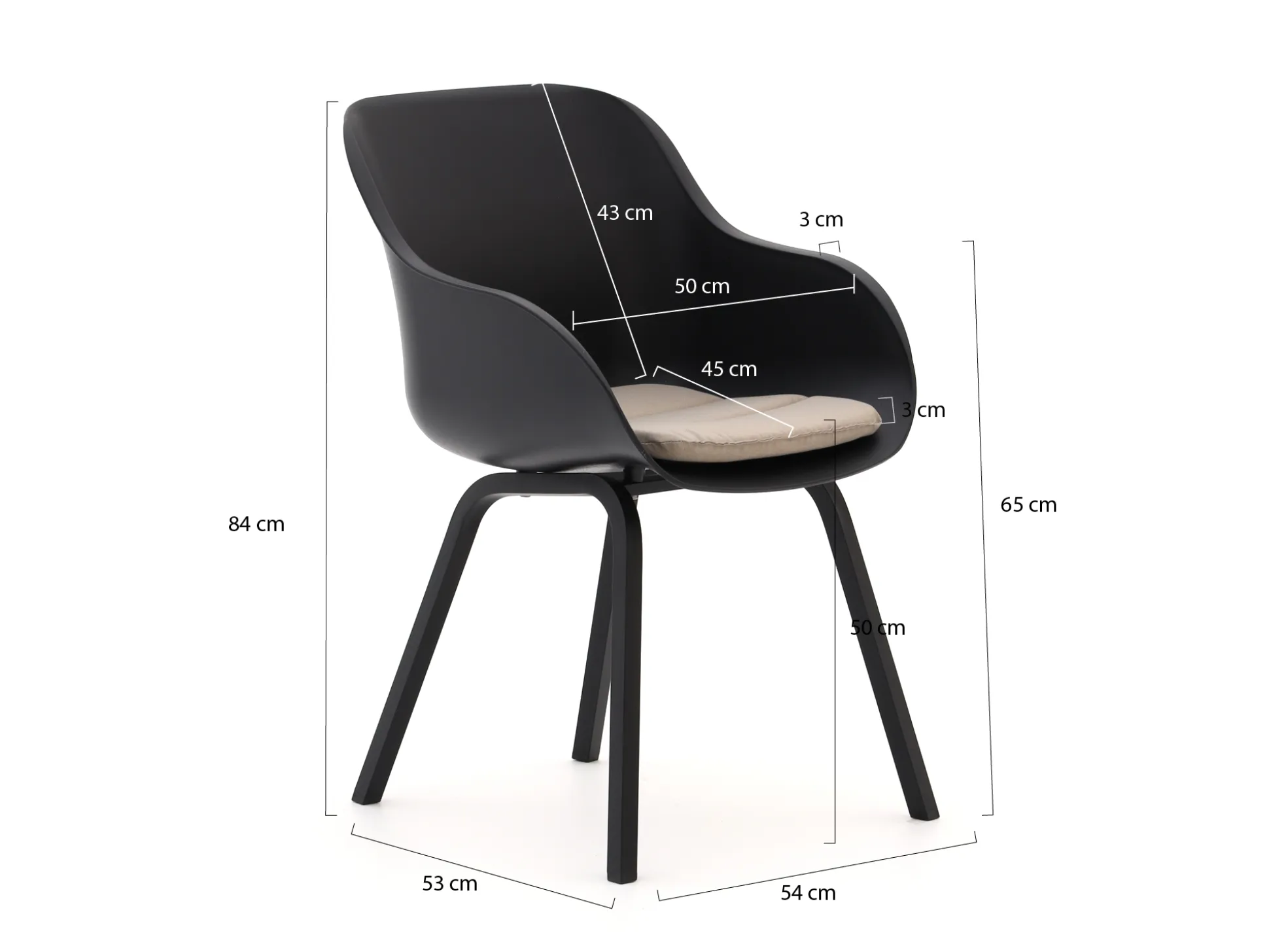 Hartman Le Soleil Element/Sophie Studio ø128cm dining tuinset 5-delig