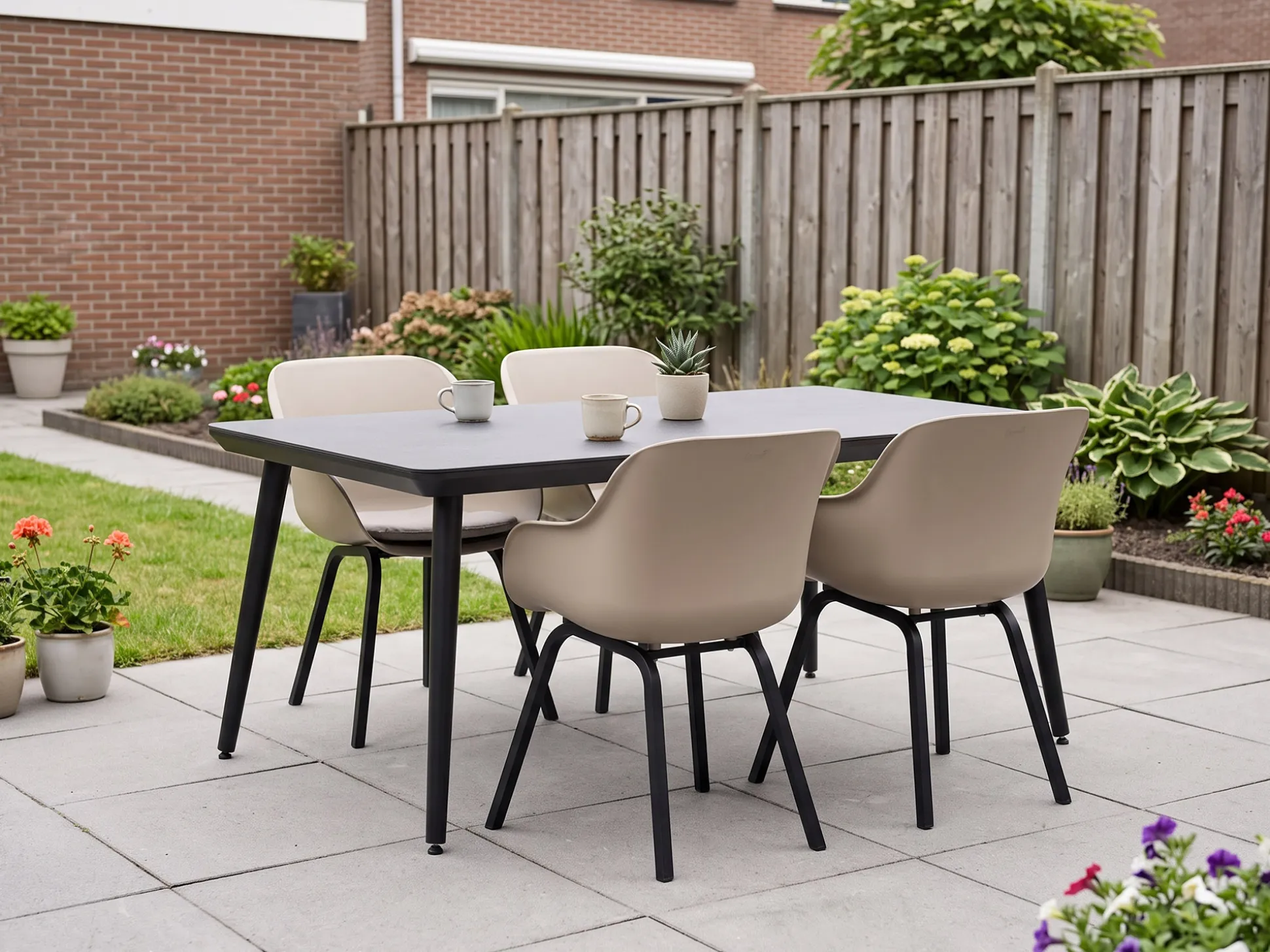 Hartman Le Soleil Element/Sophie Studio 170cm dining tuinset 5-delig
