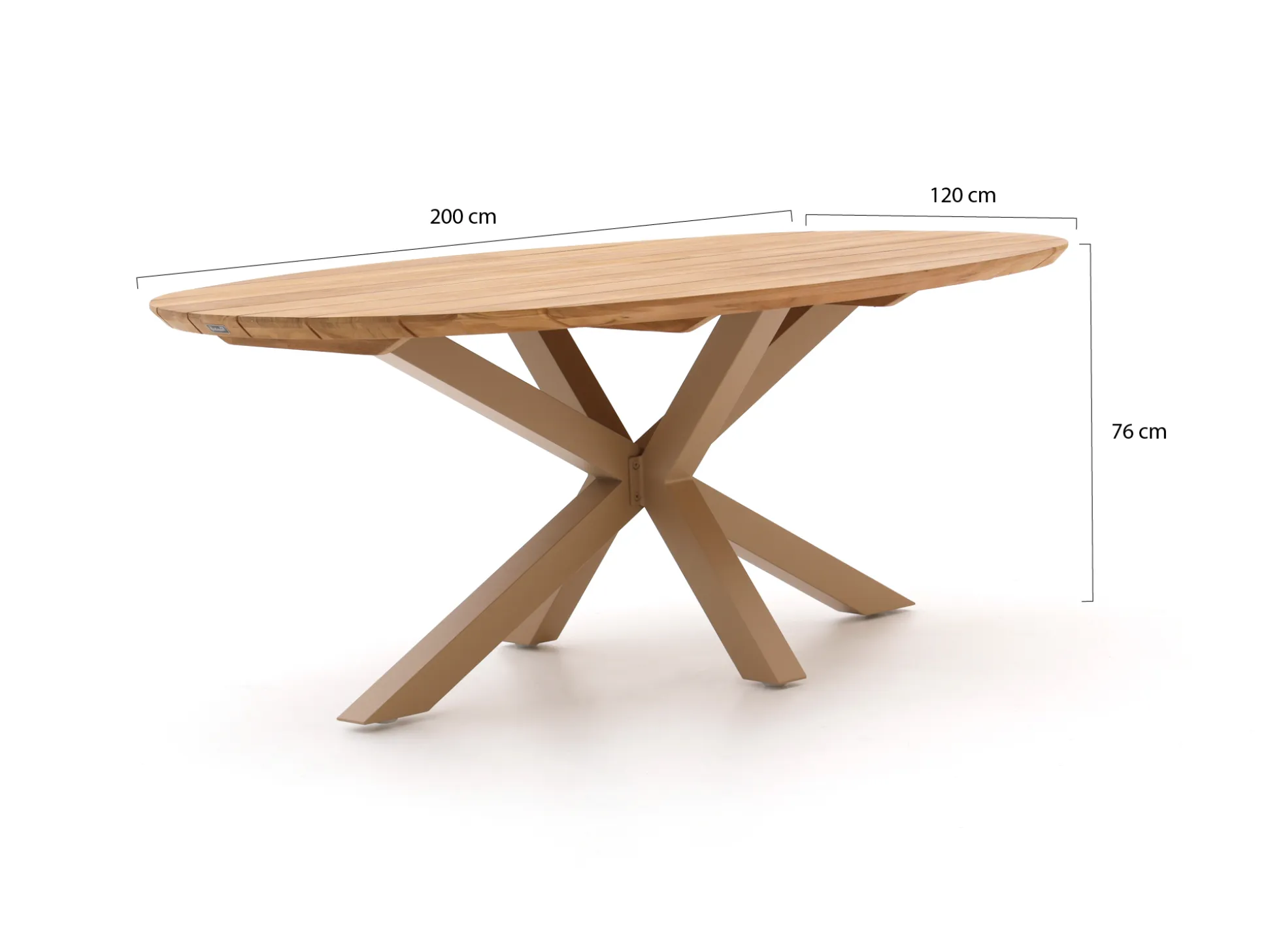 Hartman San Sebastian dining tuintafel 200x120x76cm