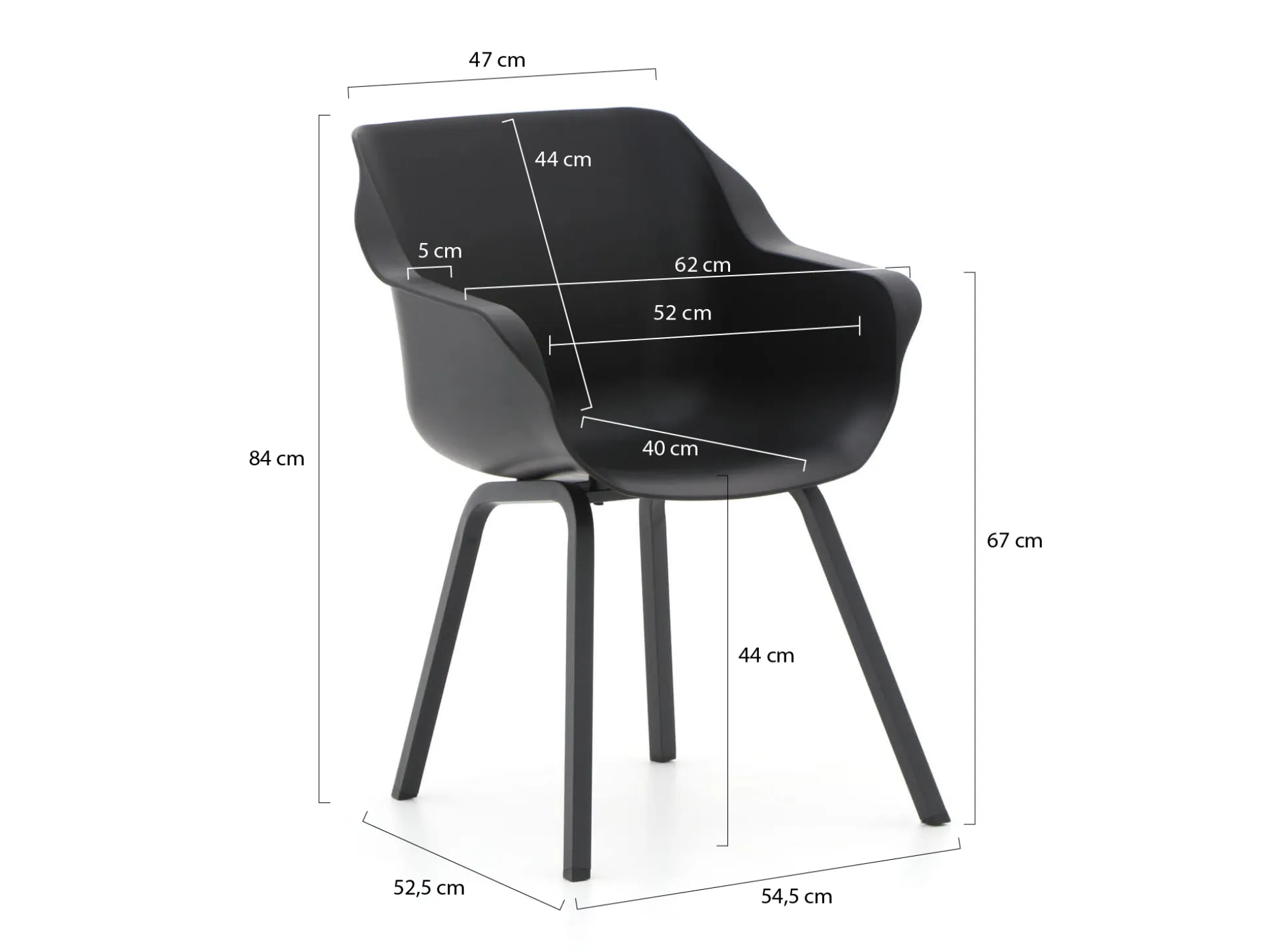 Hartman Sophie Element dining tuinstoel