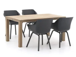 Hartman Sophie Element/ROUGH-S 160cm dining tuinset 5-delig