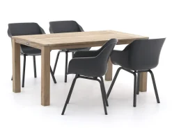 Hartman Sophie Element/ROUGH-S 160cm dining tuinset 5-delig