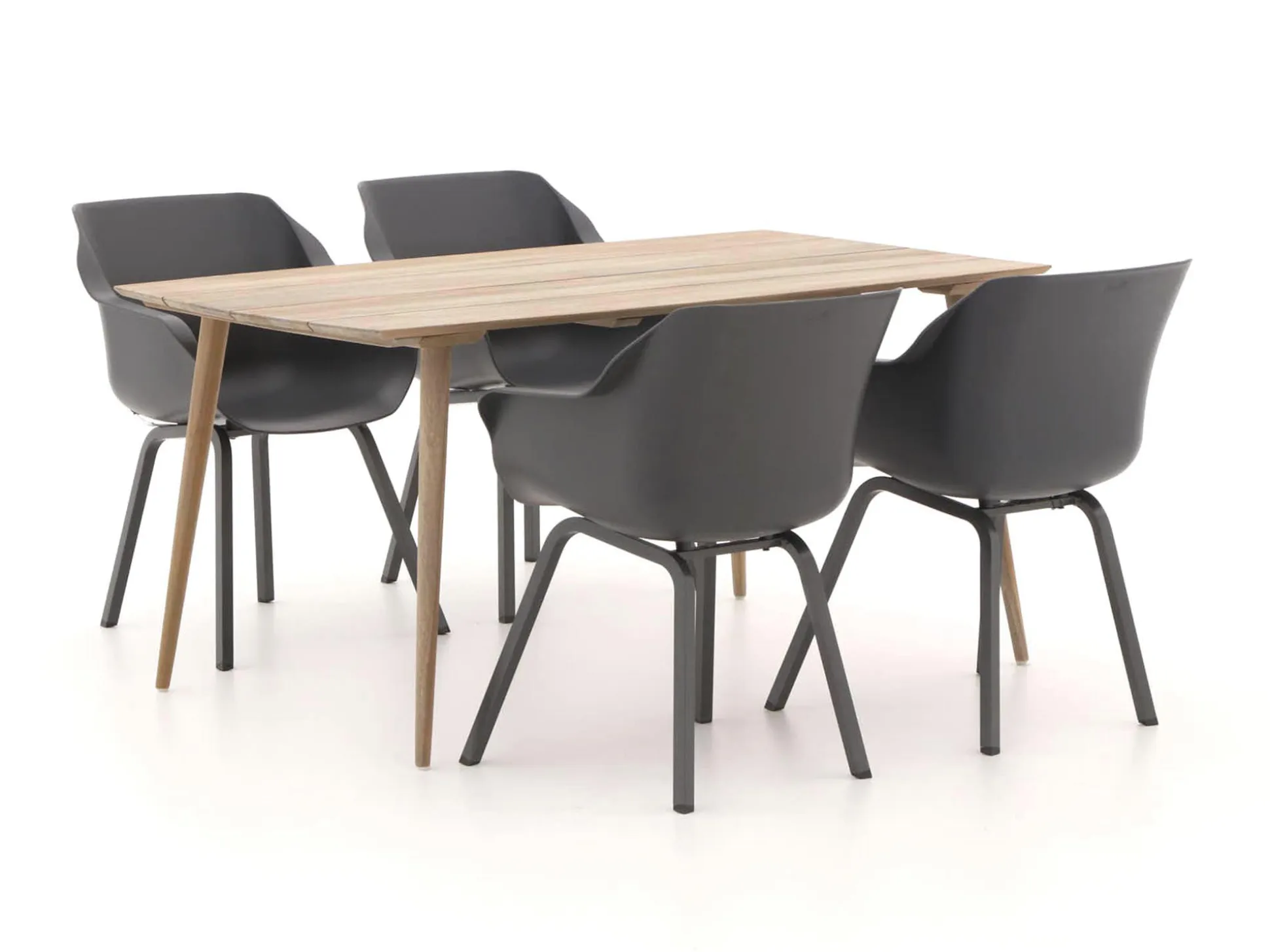 Hartman Sophie Element/ROUGH-K 160cm dining tuinset 5-delig