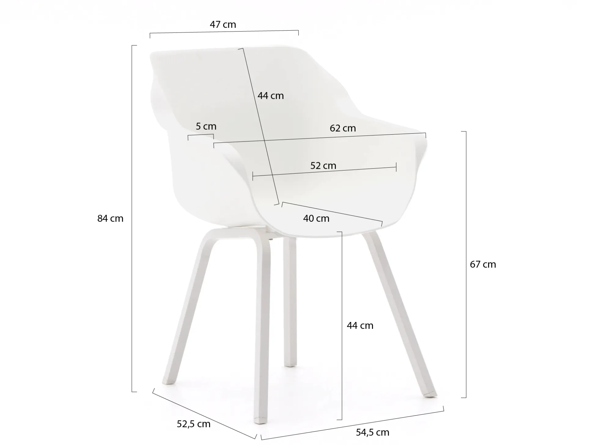 Hartman Sophie Element/Studio 240cm dining tuinset 7-delig