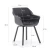Hartman Sophie Element/Studio ø128cm dining tuinset 5-delig