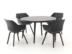 Hartman Sophie Element/Studio ø128cm dining tuinset 5-delig