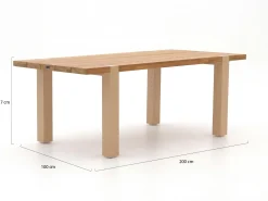 Hartman Sophie Studio/Almeria 200cm dining tuinset 5-delig