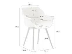 Hartman Sophie Studio ø128cm dining tuinset 5-delig