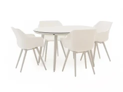 Hartman Sophie Studio ø128cm dining tuinset 5-delig