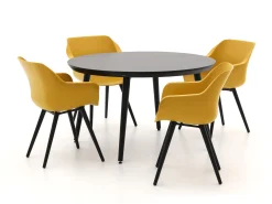 Hartman Sophie Studio ø128cm dining tuinset 5-delig