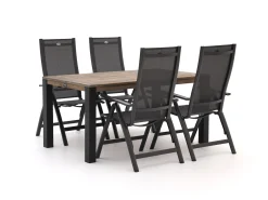 Hartman Troy/ROUGH-S 160cm dining tuinset 5-delig verstelbaar