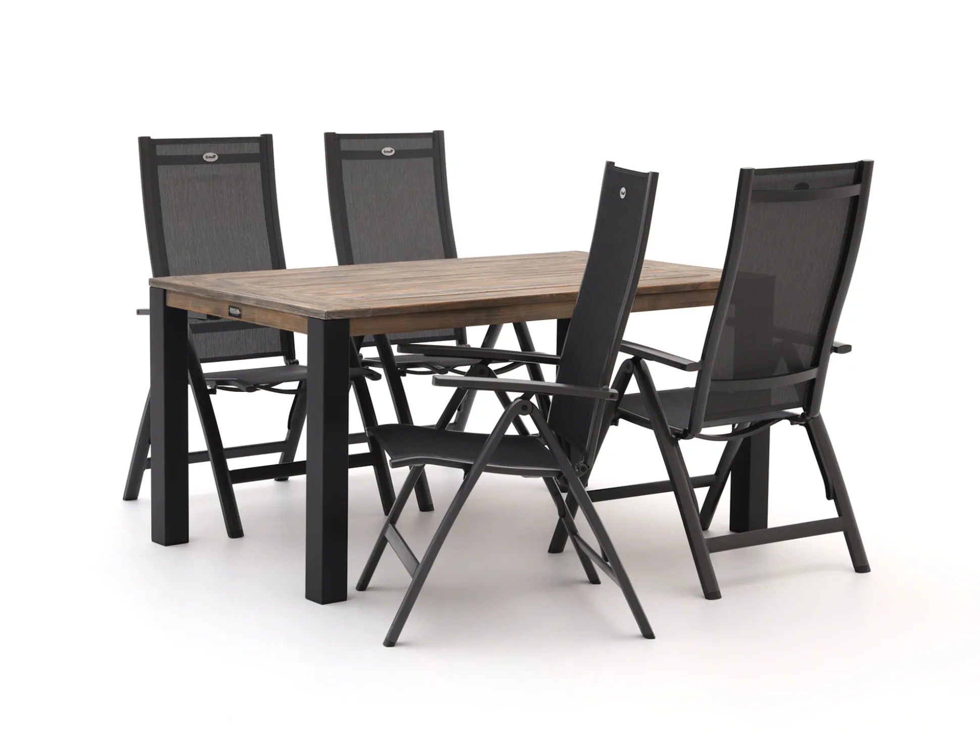 Hartman Troy/ROUGH-S 160cm dining tuinset 5-delig verstelbaar