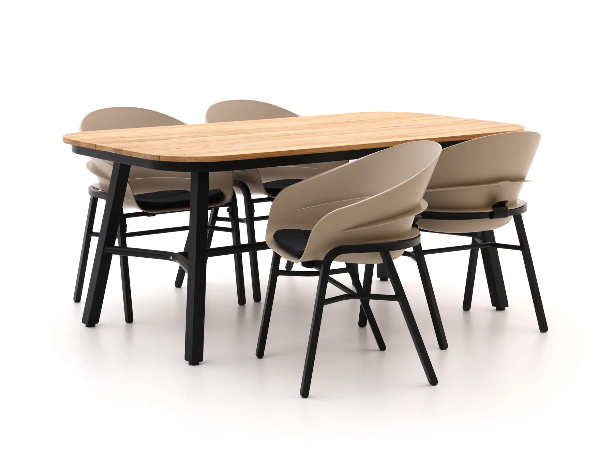 Hartman Tubb dining tuinset 185cm 5-delig verstelbaar