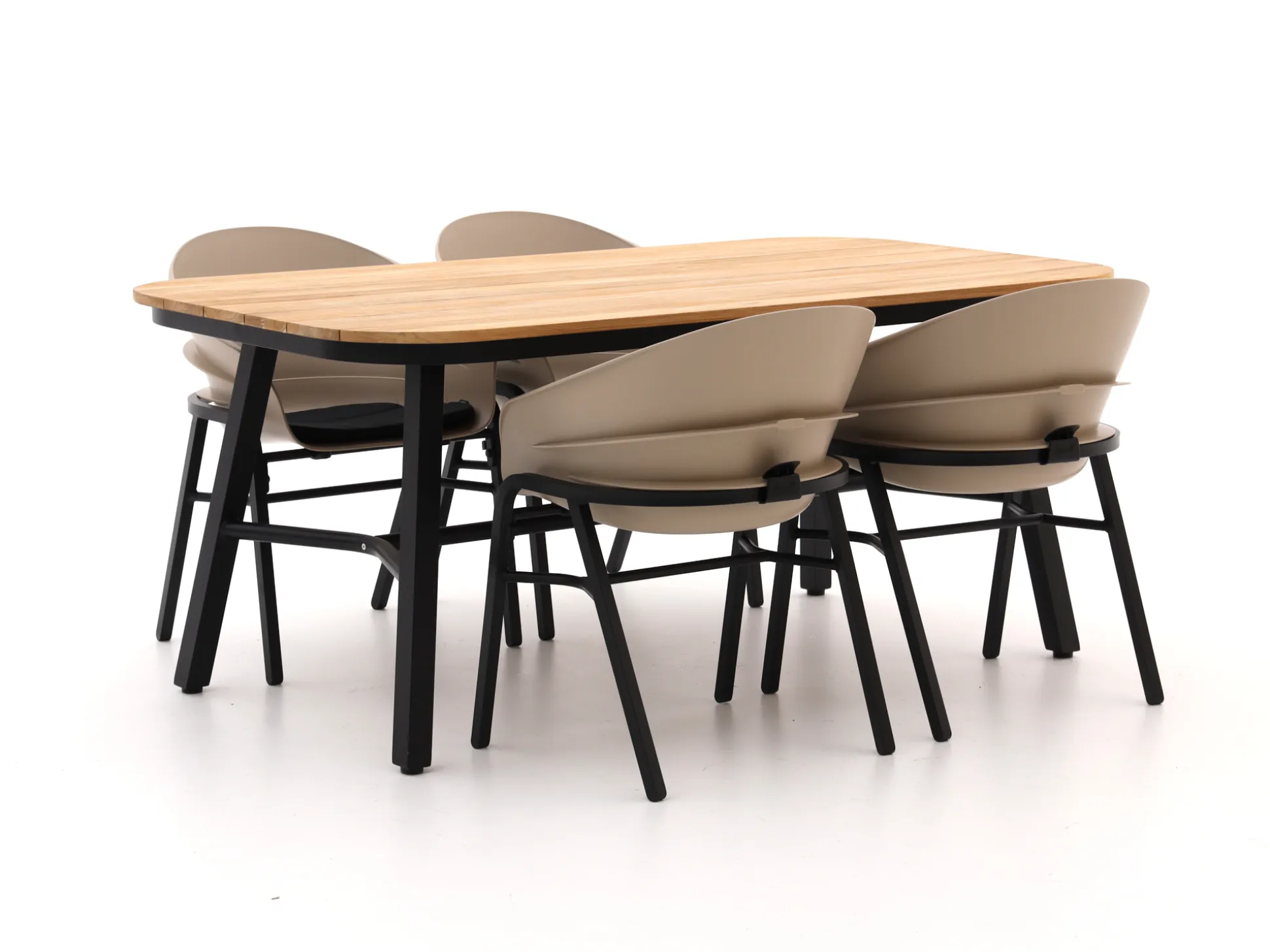 Hartman Tubb dining tuinset 185cm 5-delig verstelbaar