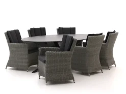 Intenso Adriano/Furato ellips 240cm dining tuinset 7-delig