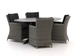 Intenso Adriano/Furato ellips 200cm dining tuinset 5-delig
