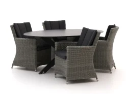 Intenso Adriano/Furato ellips 200cm dining tuinset 5-delig