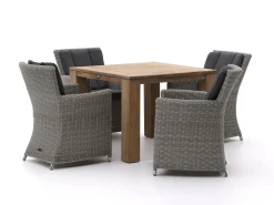 Intenso Adriano/ROUGH-X 100cm dining tuinset 5-delig