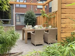 Intenso Adriano/ROUGH-X 180cm dining tuinset 5-delig