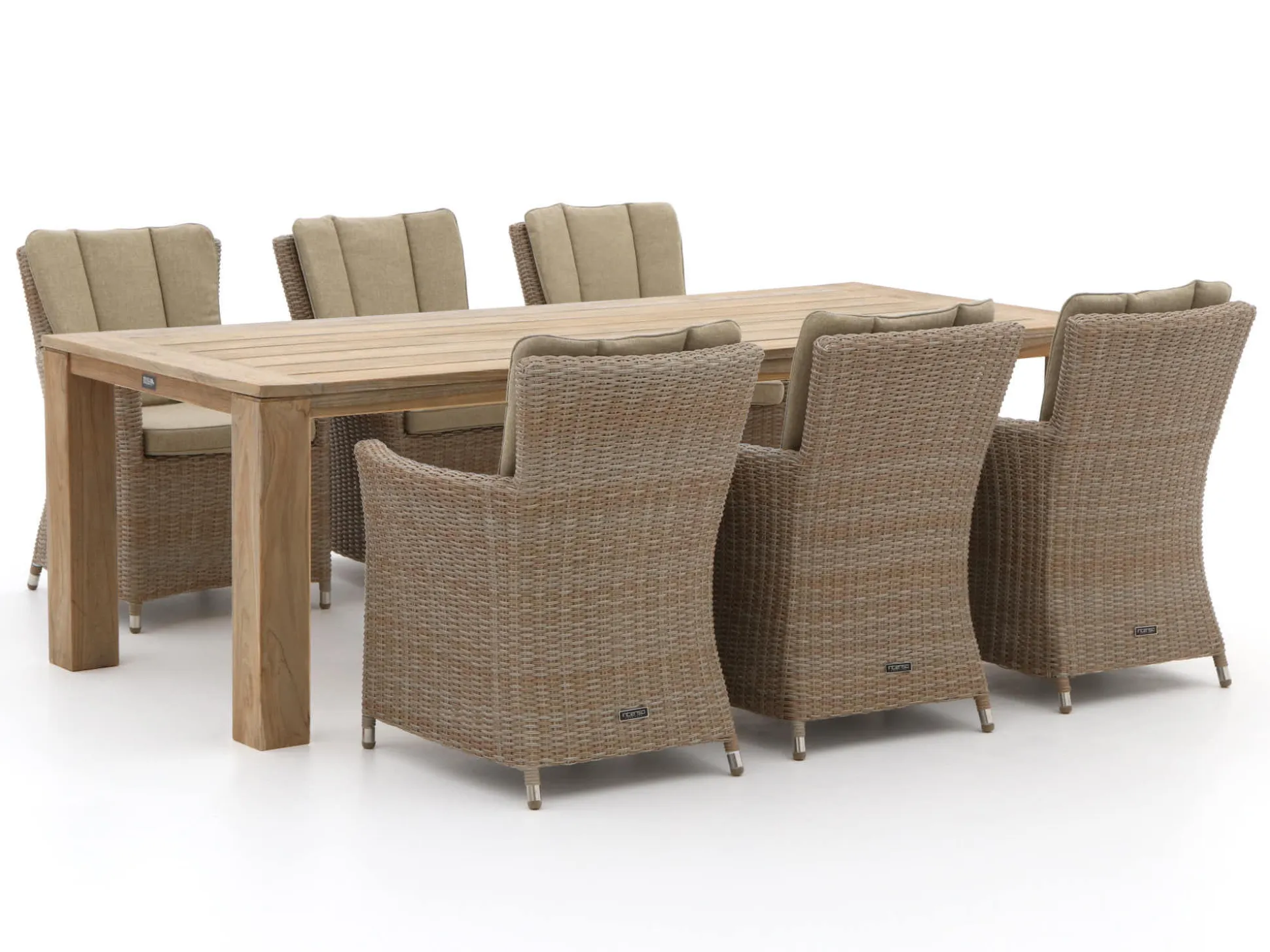 Intenso Adriano/ROUGH-X 240cm dining tuinset 7-delig