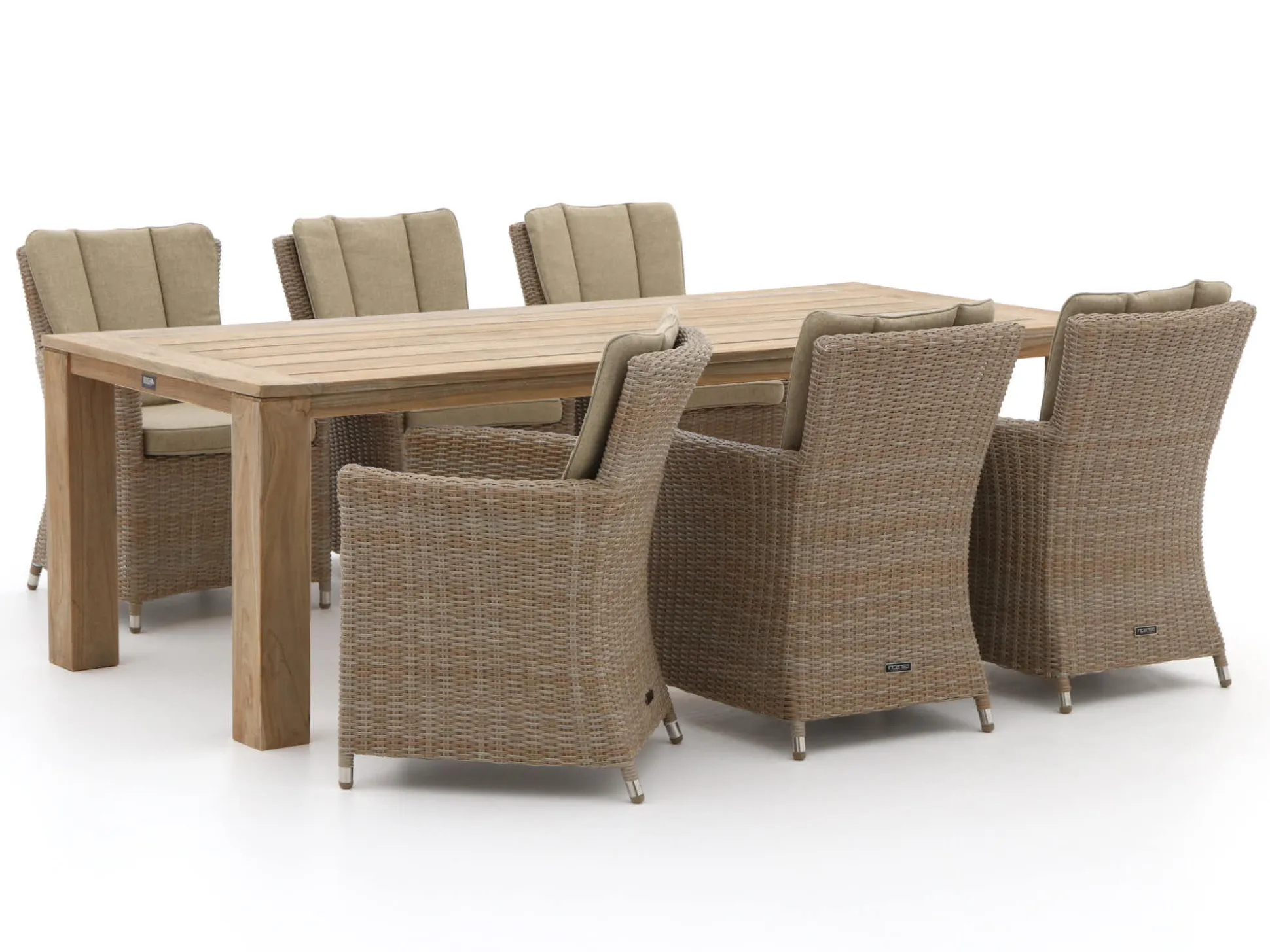 Intenso Adriano/ROUGH-X 240cm dining tuinset 7-delig