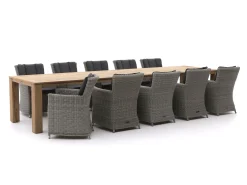 Intenso Adriano/ROUGH-X 400cm dining tuinset 11-delig