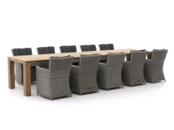 Intenso Adriano/ROUGH-X 400cm dining tuinset 11-delig