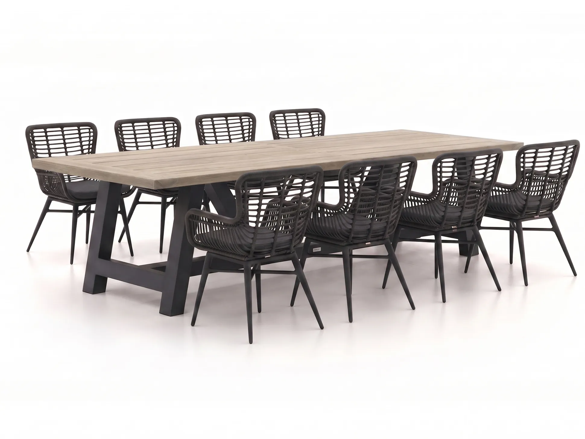 Intenso Asti/Bresimo 330cm dining tuinset 9-delig