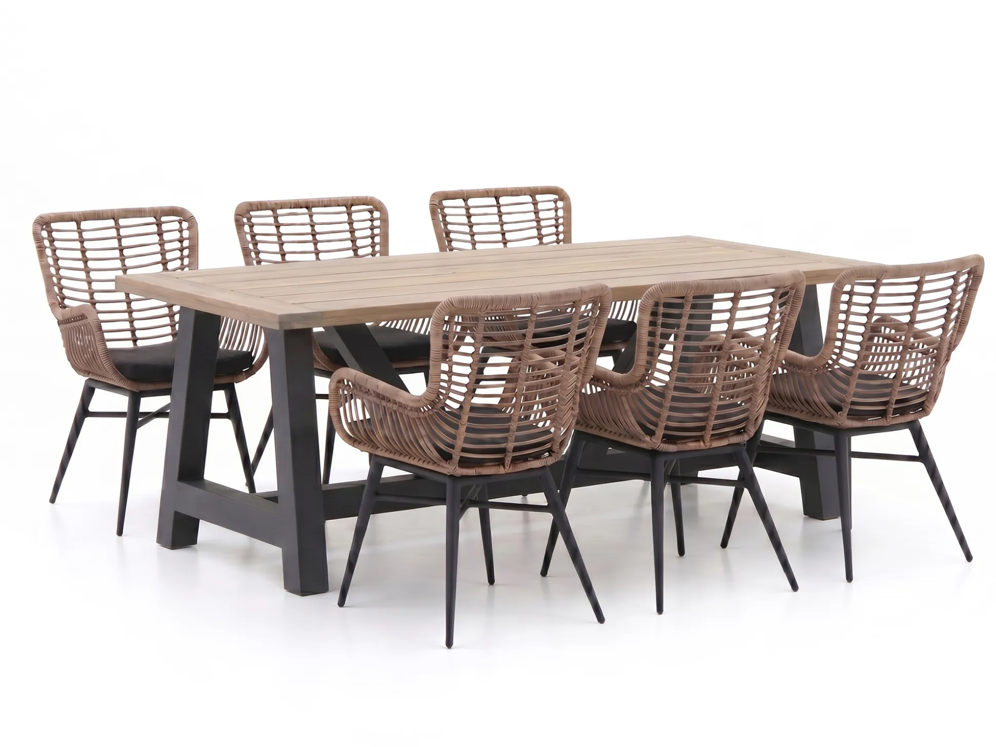 Intenso Asti/Bresimo 260cm dining tuinset 7-delig