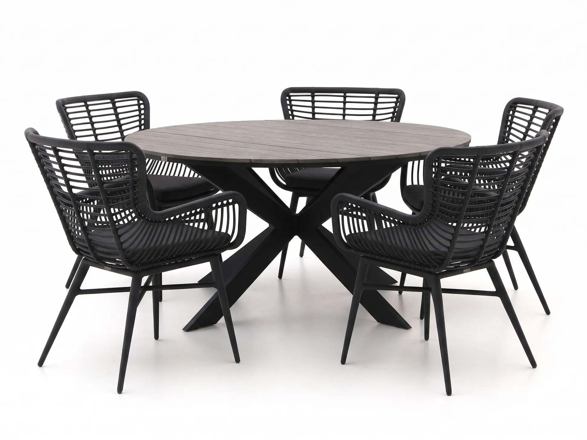 Intenso Asti/Fidenza ø149cm dining tuinset 6-delig