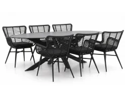 Intenso Asti/Furato ellips 200cm dining tuinset 7-delig
