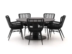 Intenso Asti/La Fonte Ø150cm dining tuinset 6-delig