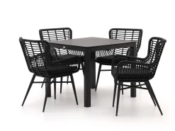 Intenso Asti/La Fonte 90cm dining tuinset 5-delig