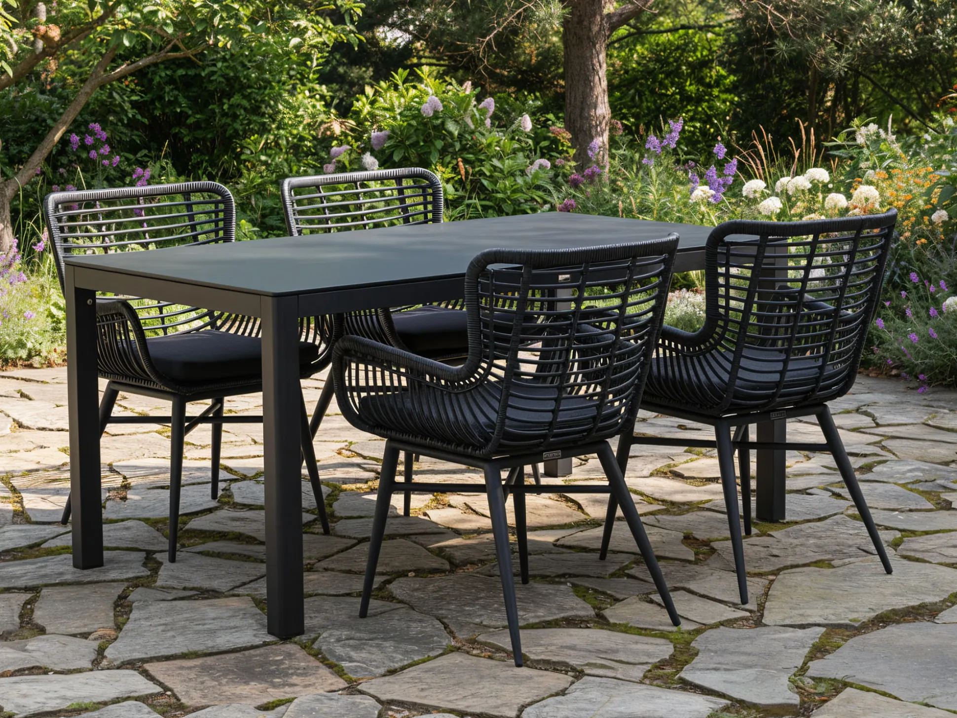 Intenso Asti/La Fonte 160cm dining tuinset 5-delig